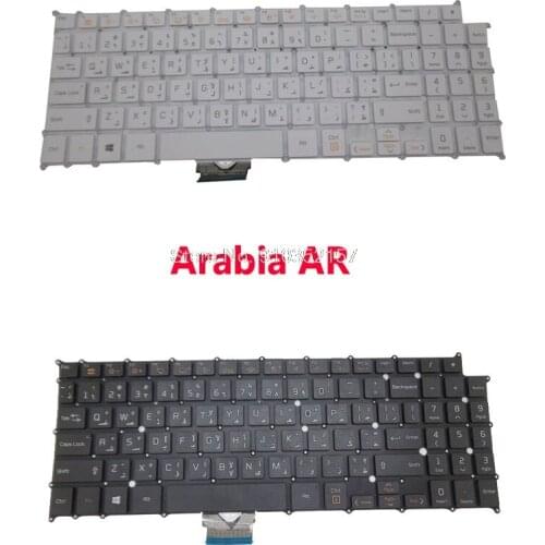 Arabia AR 15Z960 Keyboard For LG 15Z975 15Z975-G 15ZD975 15ZD975-G LG15Z975 15Z960-G.AA12J 15Z960-G.AA1GJ Black/White