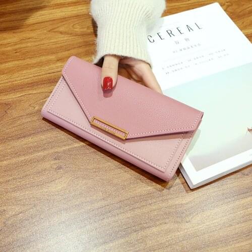 New Fashion Wallets PU Leather High Quality Credit Card Holder Purse Hasp Long Wallet