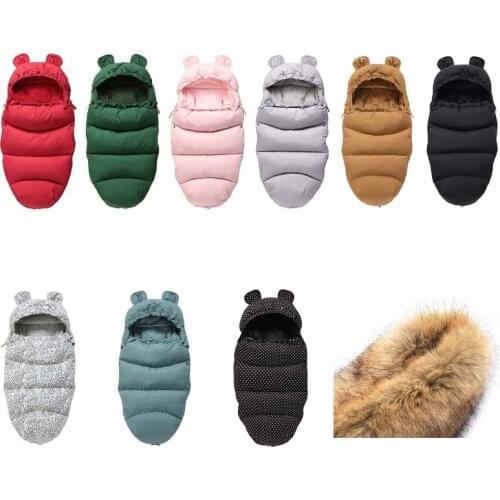 Infants Swaddle Blanket Universal Stroller Footmuff Newborn Pram Carrier Chairs Sleepsack Baby Winter Sleeping Bag