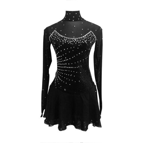 Ice Skating Dresses Performance Wear Custom Desing Figure Skating Is Customization Spandex Ice Skating Clothing