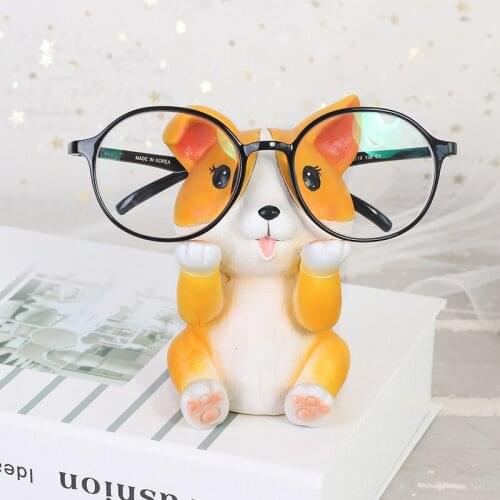 Resin Cartoon Animals Frame Creative Art Animal-Shaped Glasses Display Frame Home Office Desk Decoration Crafts Ornaments