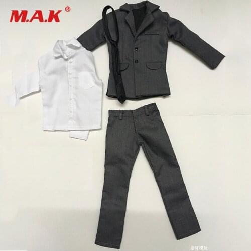 In Stock 1/6 Scale Male Figure Accessory Man Gentleman Suit Clothes Set Model for 12 inches Action Figure DIY