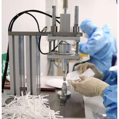 High Frequency Fully Automatic Digital Ultrasonic Ear loop Generator Plastic Welding Making Machine