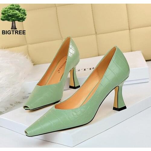 Women Shoes High Heels 2020 Hot Classic Pumps Ladies Shoes Party Wedding Shoes Woman Kitten Heels Plus Size