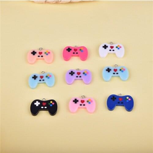 10pcs/ Kawaii Game Machine Resin Charms Pendant Earring Bracelet DIY Necklace Jewelry Making