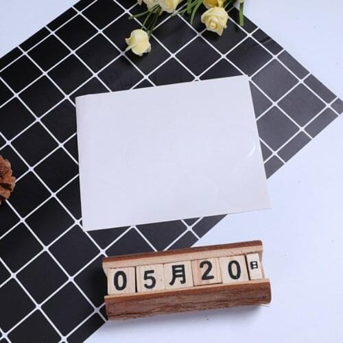 100pcs/lot Round White Color Self adhesive Sealing Sticker Gifts Package Label For Baking Products