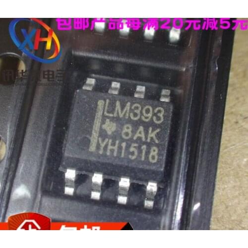 100pcs/lot LM393DR SOP8 LM393 SOP-8 SOP LM393DT LM393DR2G SMD new and original IC