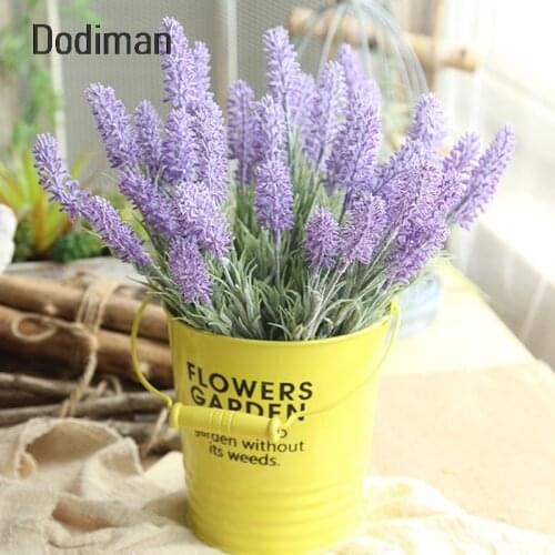 4 colors Romantic Provence decoration lavender flower silk artificial flowers grain decorative Simulation of aquatic plants