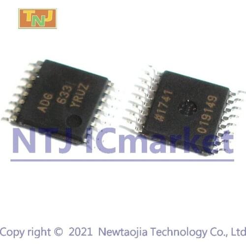 5 PCS ADG633YRUZ TSSOP-16 ADG633 ADG 633 YRUZ Triple SPDT Switch IC CHIP