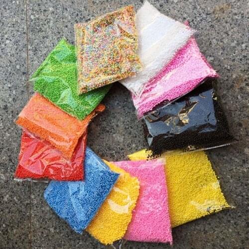 Assorted Multicolor Crafts DIY Filler Mini Loose Beads Decorative Balls Ornament