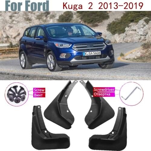 Fender Mud Flaps Guard Splash Flap Mudguards Accessories Mudguard For Ford Kuga 2018 Escape MK2 2019~2013 2017 2016 2015 2014