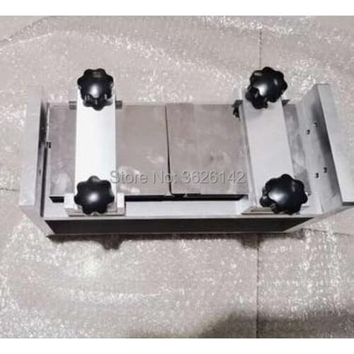 Four-tiered edge-bender for flat mask machine