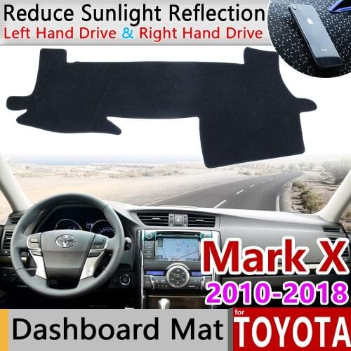 For Toyota Mark X X130 130 2010~2018 Anti-Slip Mat Dashboard Dash Cover Pad Sunshade Dashmat Protect Accessories 2013 2016 2017