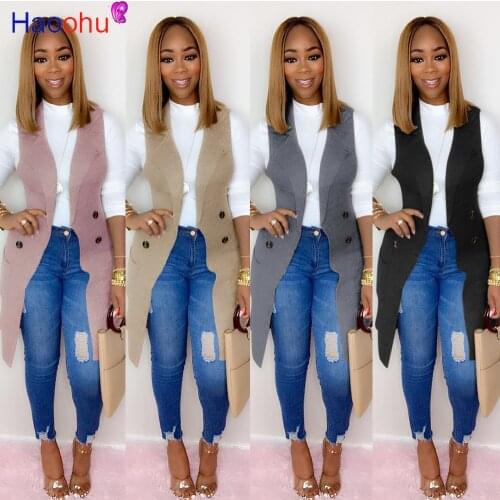 HAOOHU Women's Double Breasted Trench Coats