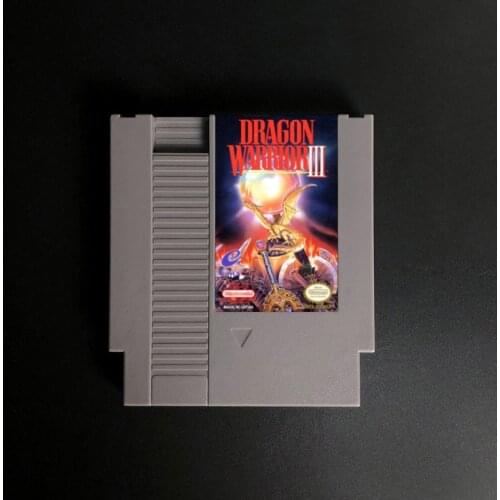 Dragon Warrior III 3 - 72 pins 8bit Game Cartridge
