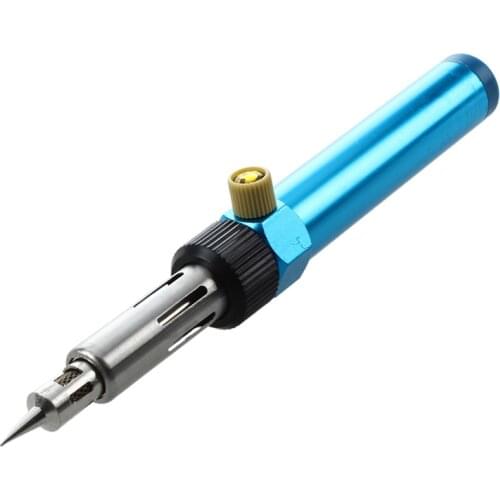 Multi-function Adjustable Temperature Gas Soldering Iron Cordless Welding Pen Burner Butane Blow Torch Solder Iron Hot Air Gun