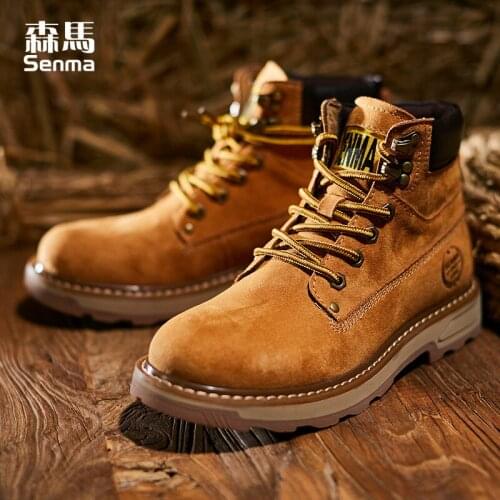 Semir mens shoes Martin boots mens tooling boots 2020 new retro British style trend all-match high-top shoes mens boots
