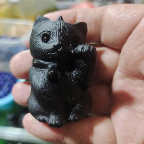 Natural large beauty colored obsidian plays as a gift or a decorative item Obsidian handle piece Home furnishing articles