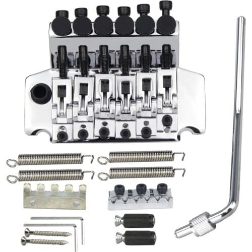 NEW Chrome Electric Guitar Bridge Tremolo Bridge System Double Locking Guitar Parts,Made in Korea