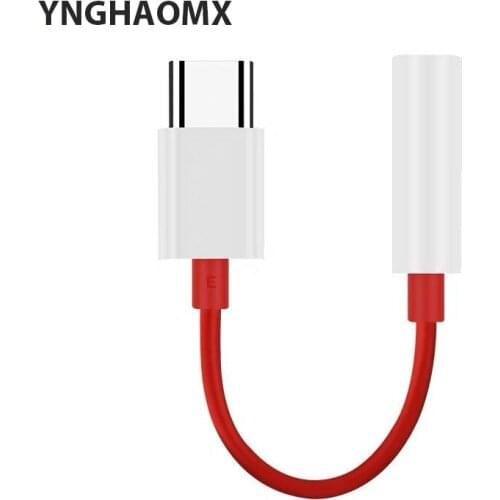 200pcs/lot USB Type C To 3.5mm Earphone Jack Adapter Aux Audio For one plus 7 usb-c music converter cable For oneplus 6T 7 Pro