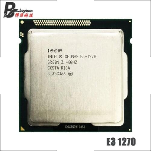 Intel Xeon E3-1270 E3 1270 3.4 GHz Quad-Core CPU Processor 8M 80W LGA 1155