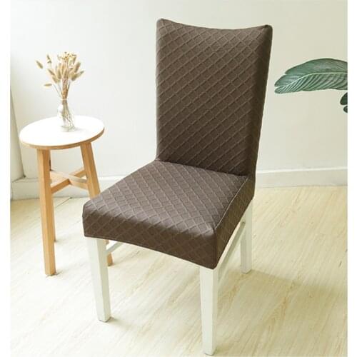 Chair-Cover Seat-Protector Case Jacquard Spandex Slipcover Stretch Fabric for Kitchen Stool Seat Hotel Banquet Elastic Covers