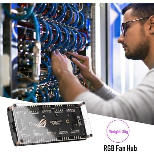 Video Graphics Card Water Cooler Radiator 12V 4Pin RGB Fan HUB 1 To 10 LED Strip PC Computer Water Cooling Accessories