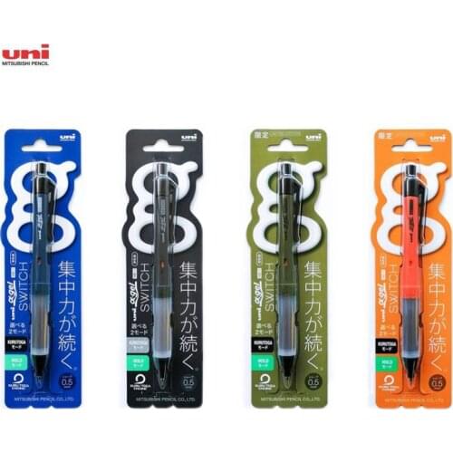Japan UNI M5-1009GG soft rubber protection line switch SWITCH dual-mode automatic pencil lead rotation 0.5mm