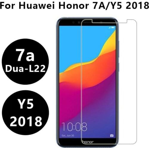 Tempered Glass For Huawei Y5 Honor 7a Protective Glas Dua L22 5.45 Screen Protector On Honor7a 7 A A7 Y 5 5y Y5 Film 9h