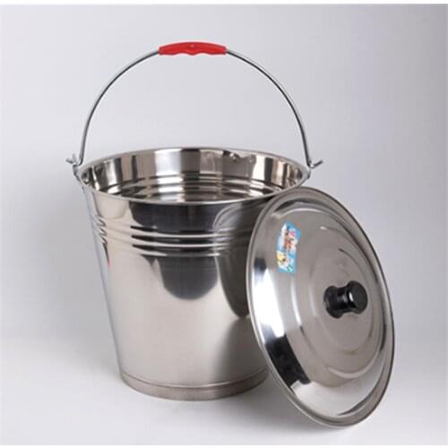 Tinplate Metal Bucket Icing French Fries Tin Pails Kitchen Home Wedding Party Decoration Supplies Stainless steel water bucket