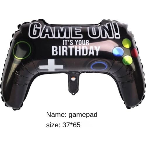 1PCS New Game on Game Machine Handle Aluminum Balloon Game Competition Party Decoration Layout