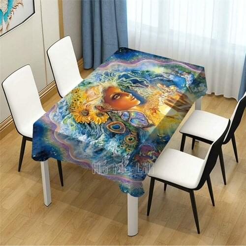 The Kingdom Of The Elves Design Decoration Tablecloth For Kitchen Dining Party Picnic Indoor Outdoor