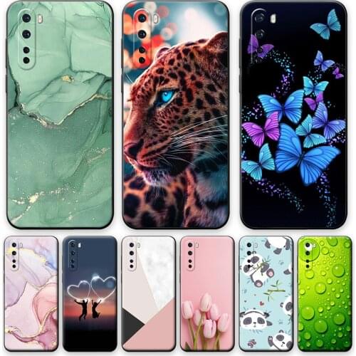 For Oneplus 8 Nord Case Soft Silicone Back Cover For Oneplus 8 Nord Matte TPU Phone Case For Oneplus 8 Nord Leopard Fundas 6.44