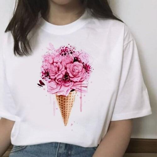 Happy Red Heart printed t shirt women 90s Graphic T-shirt Harajuku Tops Tee Cute Short Sleeve animal tshirt Female Tshirts