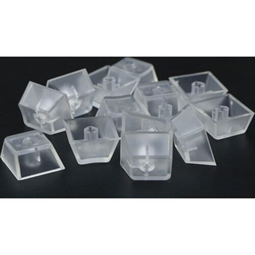 H7JA 10Pcs Transparent ABS Keycaps Mechanical keyboard Keycaps Matte Backlit Keycaps