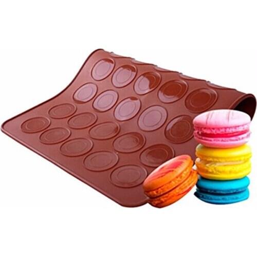 Macarons Mold Cookies Mould Desserts Maker Creative DIY Baking Food Grade Silicone Macarons Mold Cake Desserts Baking Tools 1pcs