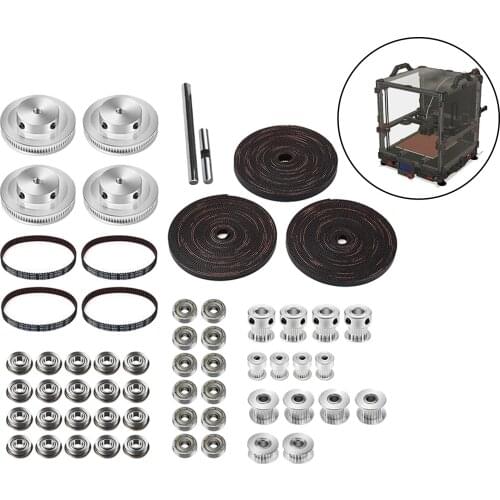 GT2 Timing Belt Pulley Kit Shaft Bearing 625 F695 2RS Motion Parts for Voron V2.4 3D Printer Supplies