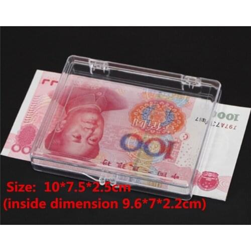 Rectangular transparent plastic box PS storage box small display box 10pcs / lot