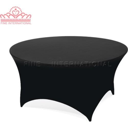 Round spandex table cloth for wedding party