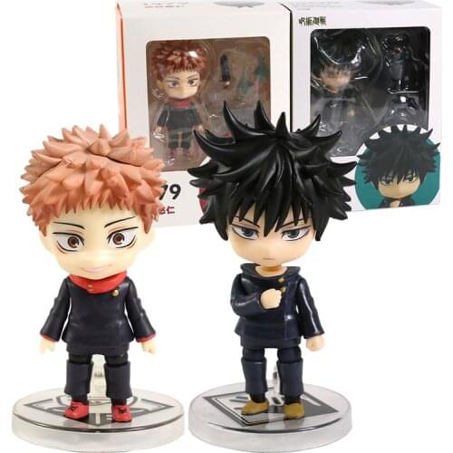 Jujutsu Kaisen Itadori Yuji 1479 Q Face Doll Action Figure Collectible Model Toy Brinquedos Gift