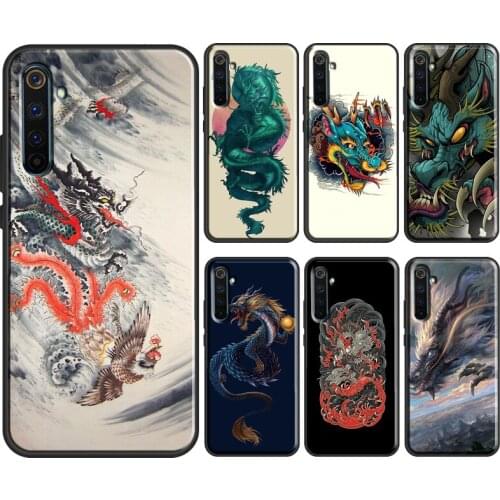 Legendary Chinese Dragon Case For OPPO Realme 6 7 8 Pro Q3 C3 C11 C15 GT Back Cover For OnePlus 9 Pro 8 7T 8T Nord