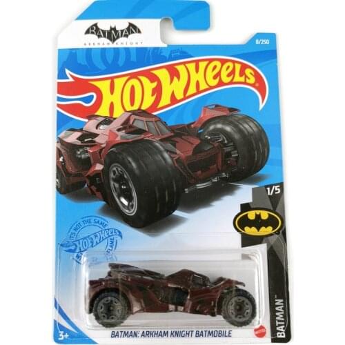 2021-8 Hot Wheels Cars BATMAN ARKHAM KNIGHT BATMOBILE 1/64 Metal Diecast Cars Collection Kids Toys Vehicle For Gift