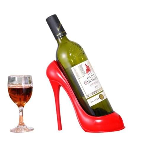 Fashion High Heel Shoe Wine Bottle Holder Wine Rack Home Living room kitchen Bar Tools Mens & Womens Valentines Day Gifts