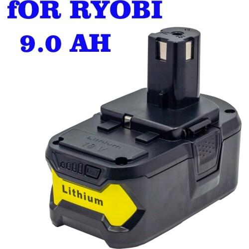 For Ryobi 18V 9.0AH Power Tools ONE+ BPL1820 OLT-1830 RB18L60 P109 P105 P104 P103 RB18L50 RB18L40 Li-Ion Battery Charger Set