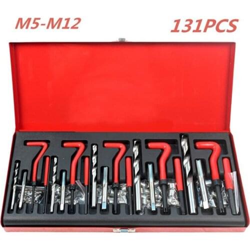 New Durable Thread Repair Tool Helicoil Rethread Repair Kit Set Garage Workshop Tool Professional Recoil Repair Tool