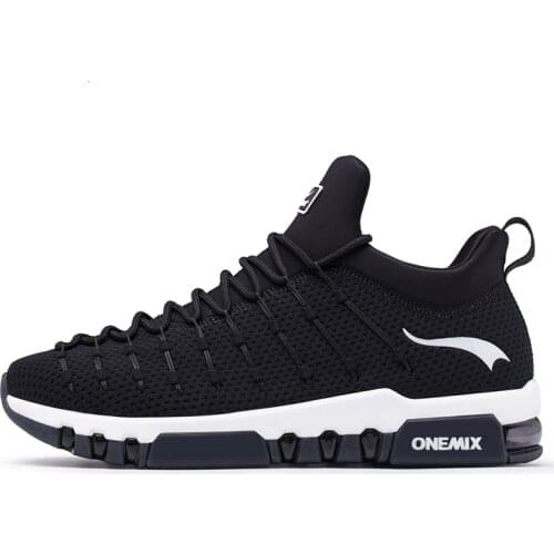 ONEMIX Men HIgh Top Sneakers New Fashion Running Shoes Womens Sport Shoes Outdoor Man Wearable Anti-Slip Height Tennis Shoes