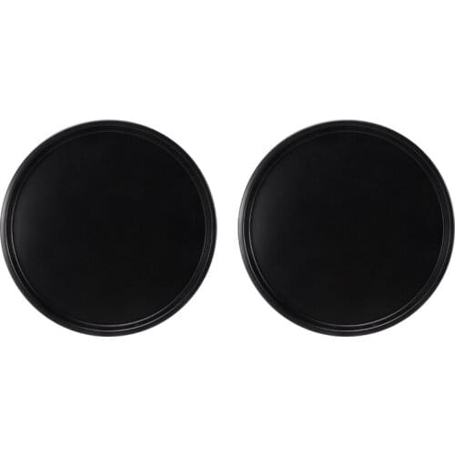 Pizza Pan Baking Tray Twin Pack - 12 Inch Pizzas Baking Crisper Tray Non-Stick Bakeware Plate Pie Pan for Oven