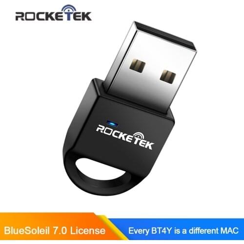 Rocketek IVT 7.0 CSR 4.0 A2DP Bluetooth Adapter Independent MAC USB Dongle for PC Computer Speaker Audio Receiver transmitter