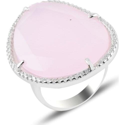 Silver 925 Sterling Zircon Stone Ring