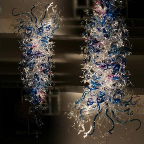 Dale Chihuly Style Hand Blown Glass Chandeliers Lightings Chinese LED Murano Glass Chandelier Lamp